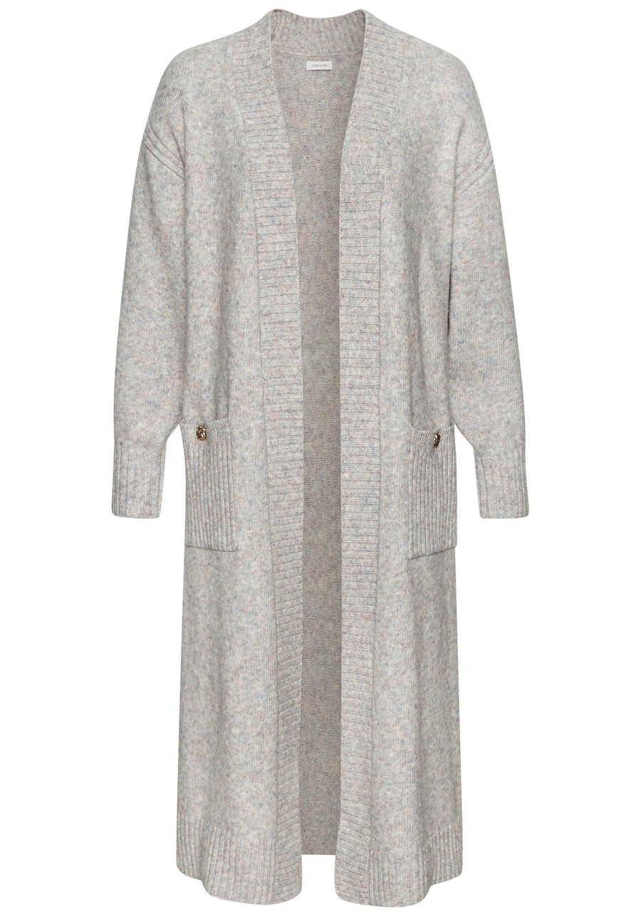 Вязаный кардиган LASCANA, серый
Вязаный кардиган LASCANA, серый