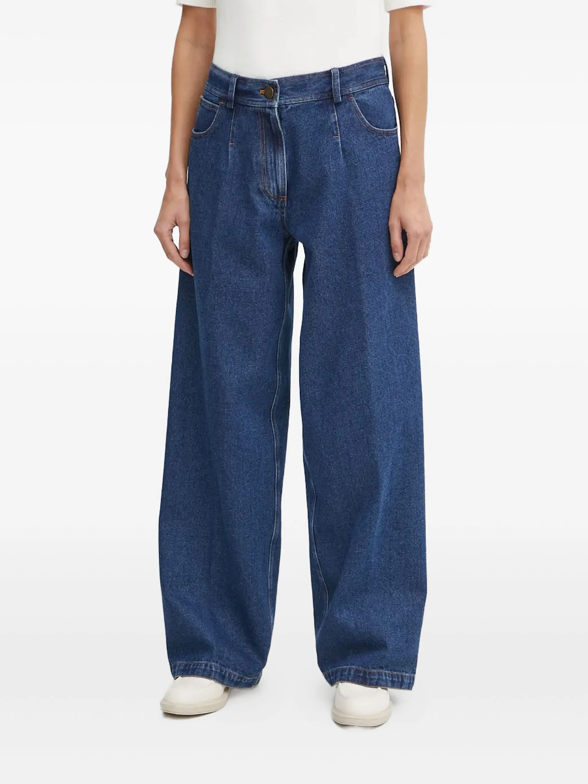 Джинсы со складками Forte Forte, синий
Джинсы со складками Forte Forte, синий