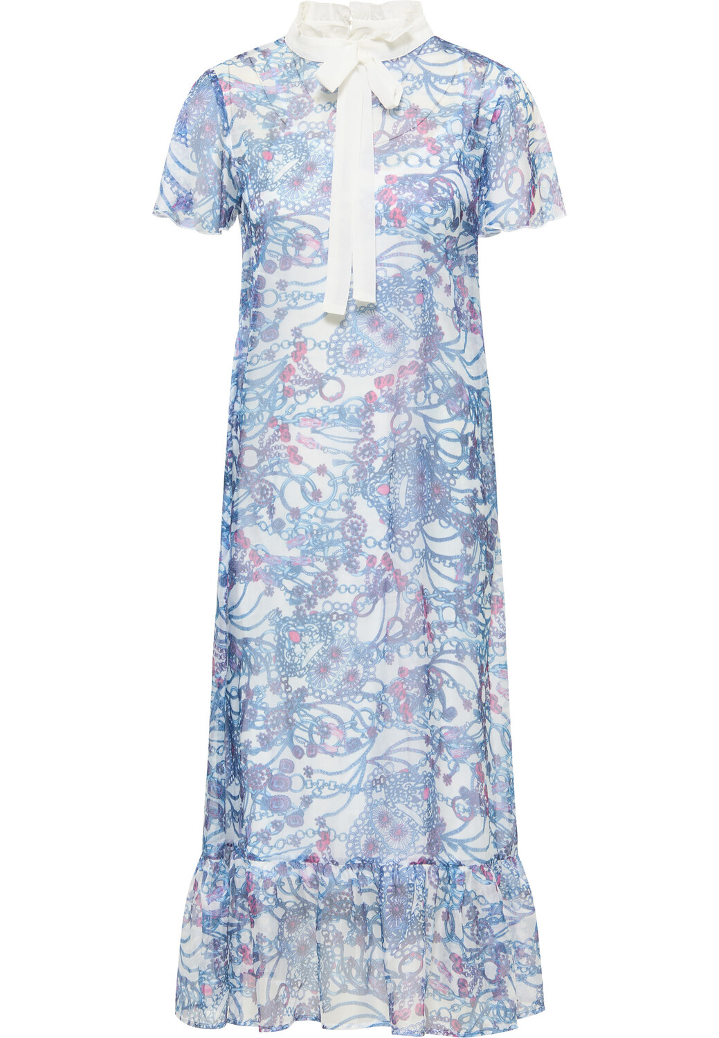 Платье faina Midi Mit Allover Print, синий 
Платье faina Midi Mit Allover Print, синий