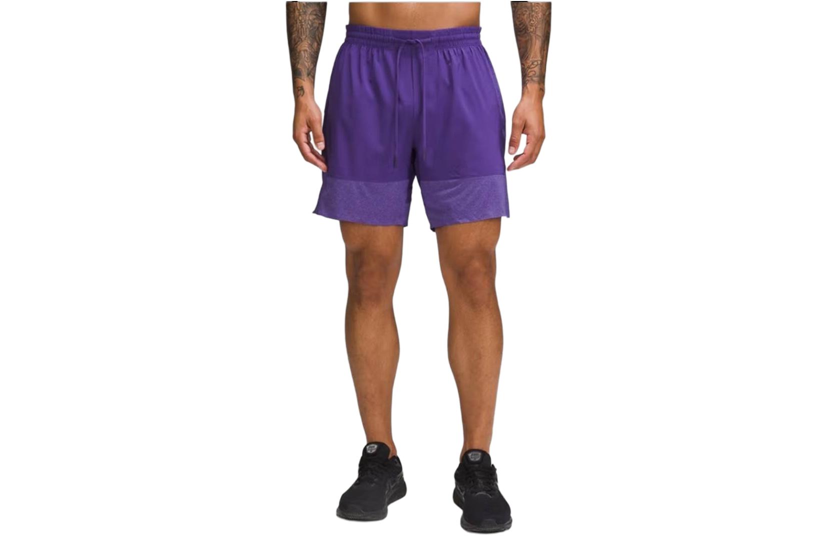 Лицензия на тренировку Спортивные шорты мужские Lululemon, фиолетовый
Лицензия на тренировку Спортивные шорты мужские Lululemon, фиолетовый
