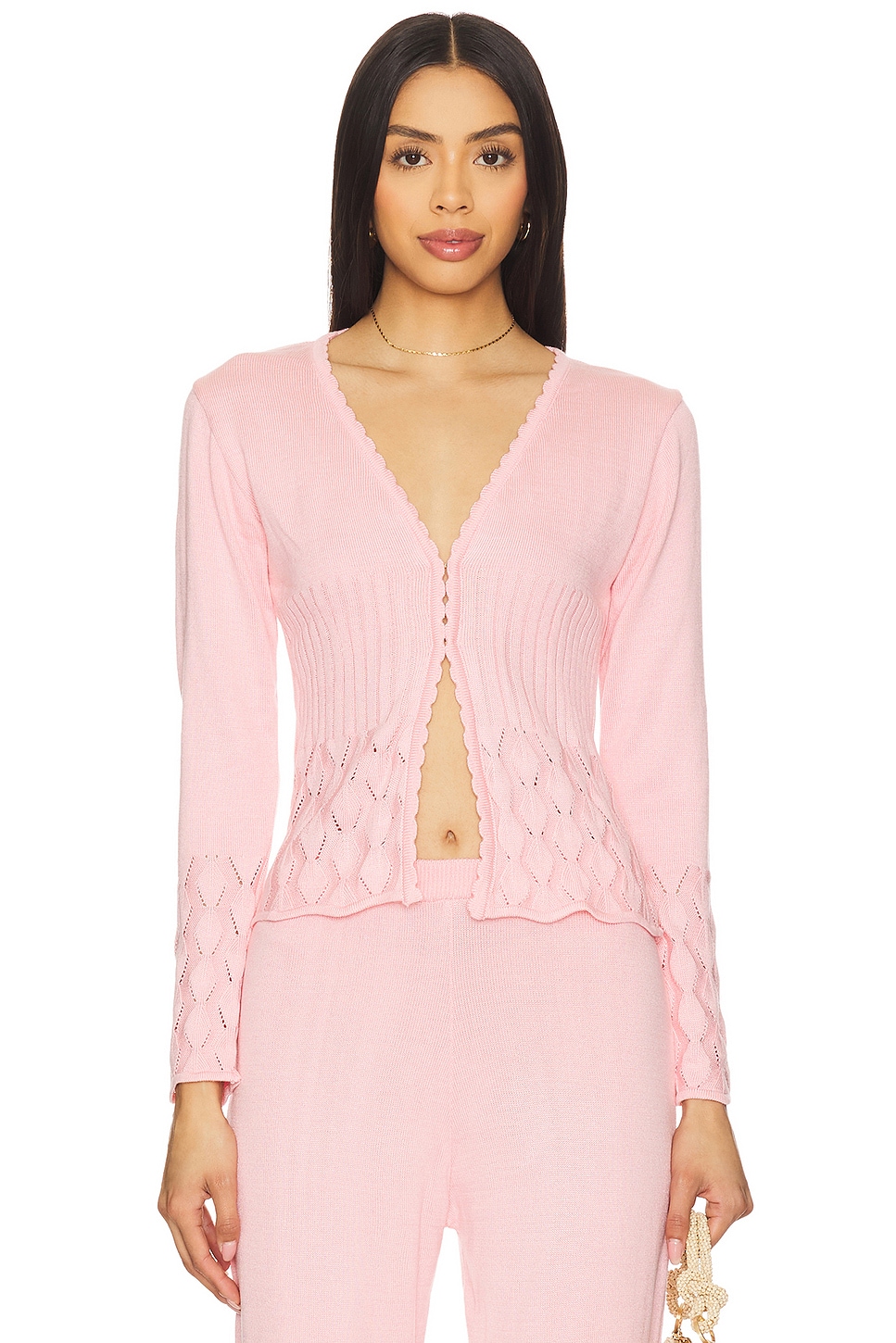 X revolve кардиган gia Agua Bendita, blush
X revolve кардиган gia Agua Bendita, blush