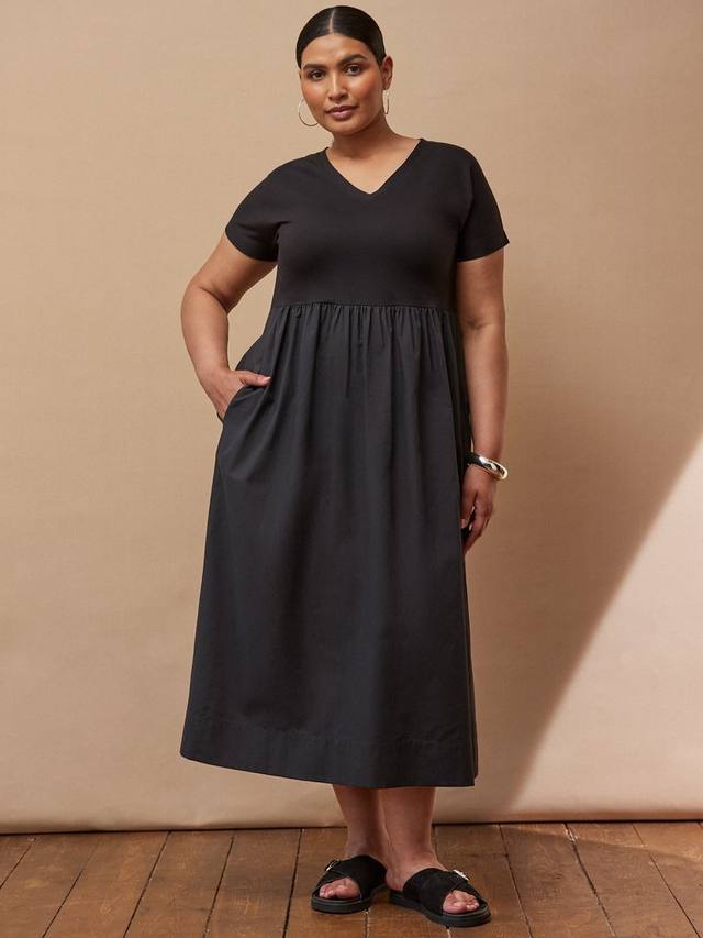 Футболка-платье Curve Jersey Live Unlimited, Black
Футболка-платье Curve Jersey Live Unlimited, Black