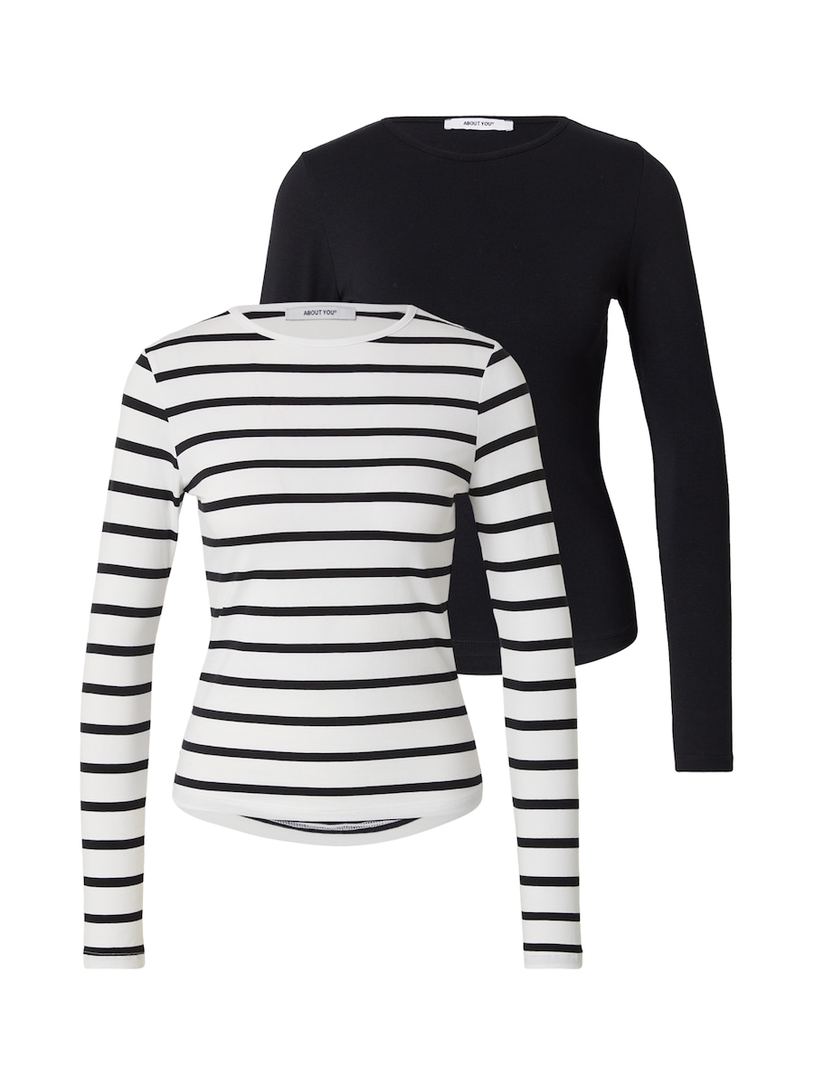 Рубашка ABOUT YOU Layla, черный/белый
Рубашка ABOUT YOU Layla, черный/белый