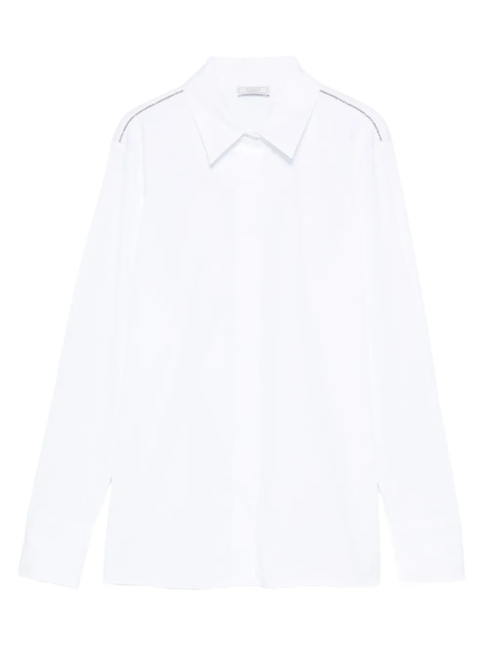 Рубашка с вырезом на плече Peserico, белый
Рубашка с вырезом на плече Peserico, белый