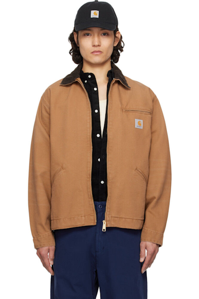 Загорелая куртка OG Detroit Carhartt Work In Progress
Загорелая куртка OG Detroit Carhartt Work In Progress