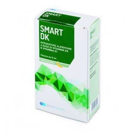 Smartfarma Smartdk Витамин D3 + K1 Капли без глютена 15 мл Smartfarma Srl
Smartfarma Smartdk Витамин D3 + K1 Капли без глютена 15 мл Smartfarma Srl