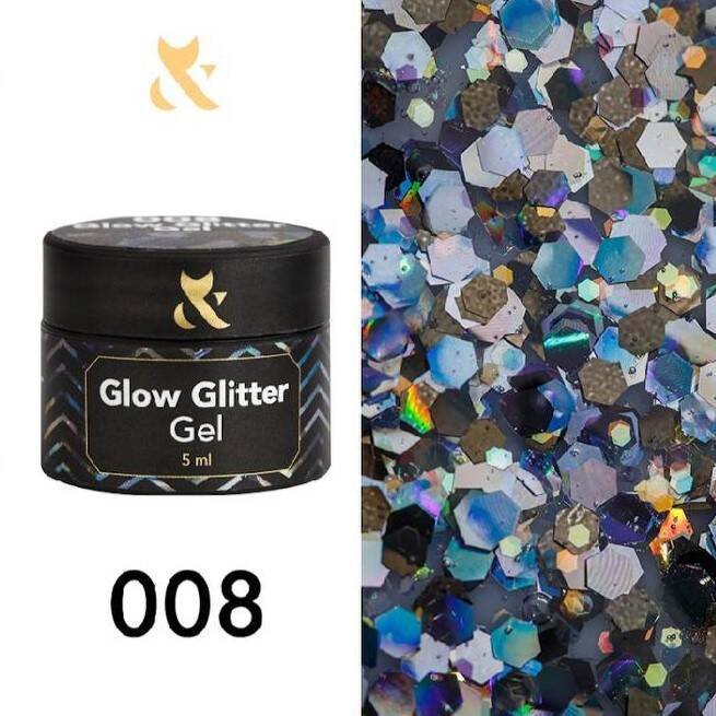 FOX Glow Glitter Gel 008 5 мл TM F.O.X
FOX Glow Glitter Gel 008 5 мл TM F.O.X