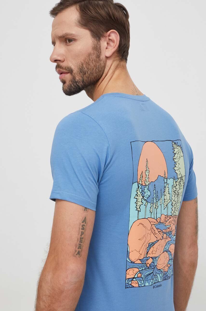 Хлопковая футболка Columbia Rapid Ridge, синий
Хлопковая футболка Columbia Rapid Ridge, синий
