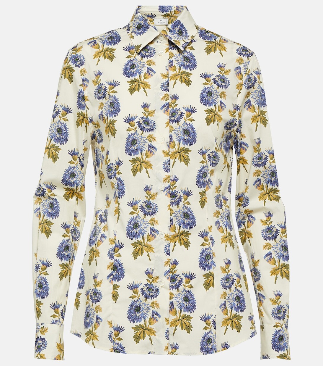 Рубашка из смесового хлопка с цветочным принтом Etro, мультиколор
Рубашка из смесового хлопка с цветочным принтом Etro, мультиколор