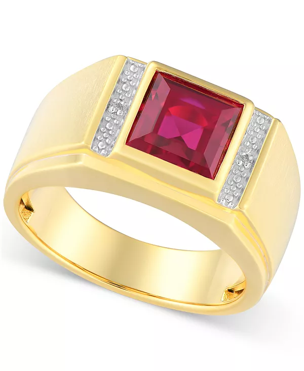 Мужское кольцо с тигровым глазом и бриллиантами из стерлингового серебра Macy'S, ruby
Мужское кольцо с тигровым глазом и бриллиантами из стерлингового серебра Macy'S, ruby