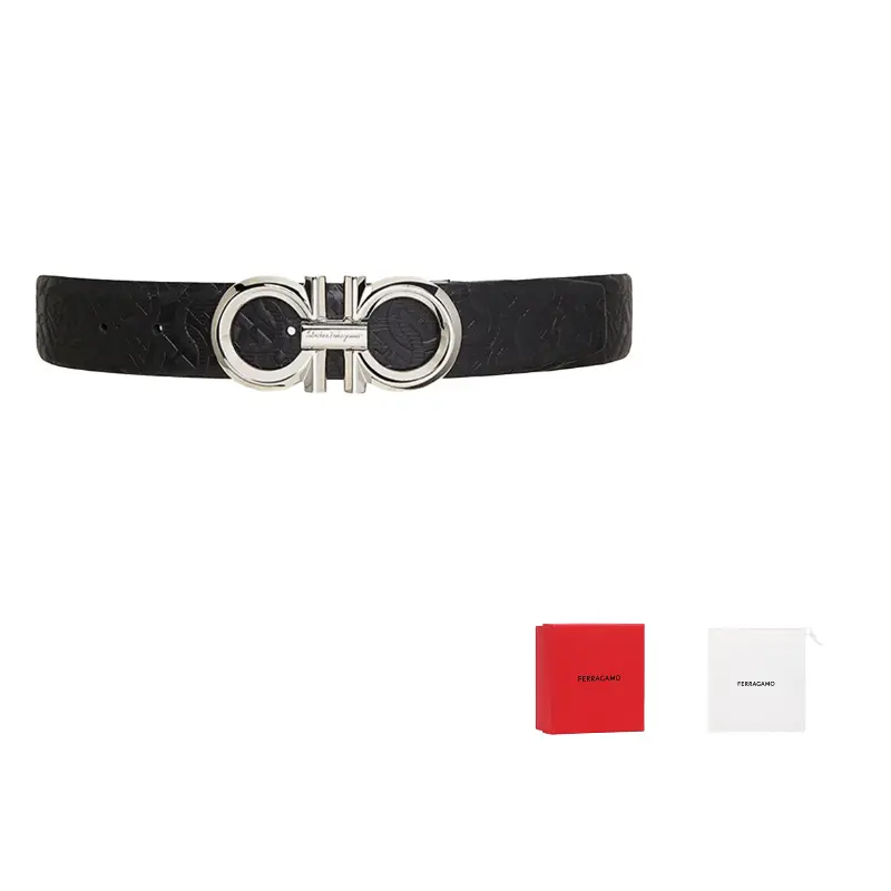 Кожаный ремень для мужчин Ferragamo, черный
Кожаный ремень для мужчин Ferragamo, черный