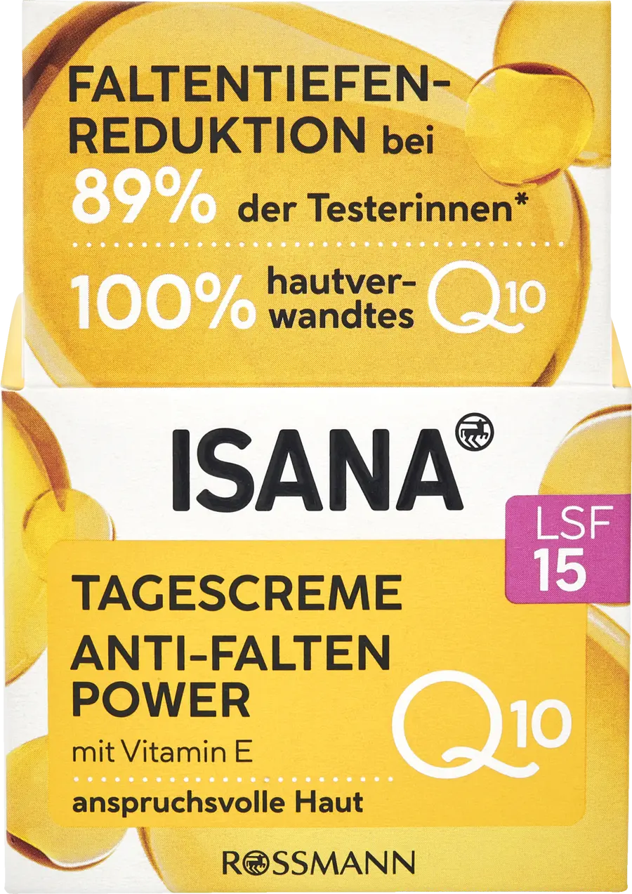 Дневной крем ISANA Anti-Falten Tagescreme LSF 15
Дневной крем ISANA Anti-Falten Tagescreme LSF 15