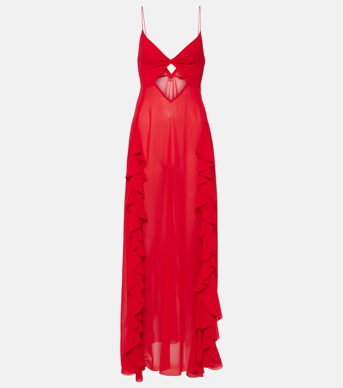 Платье макси Isabel с вырезом и оборками Bananhot, красный
Платье макси Isabel с вырезом и оборками Bananhot, красный