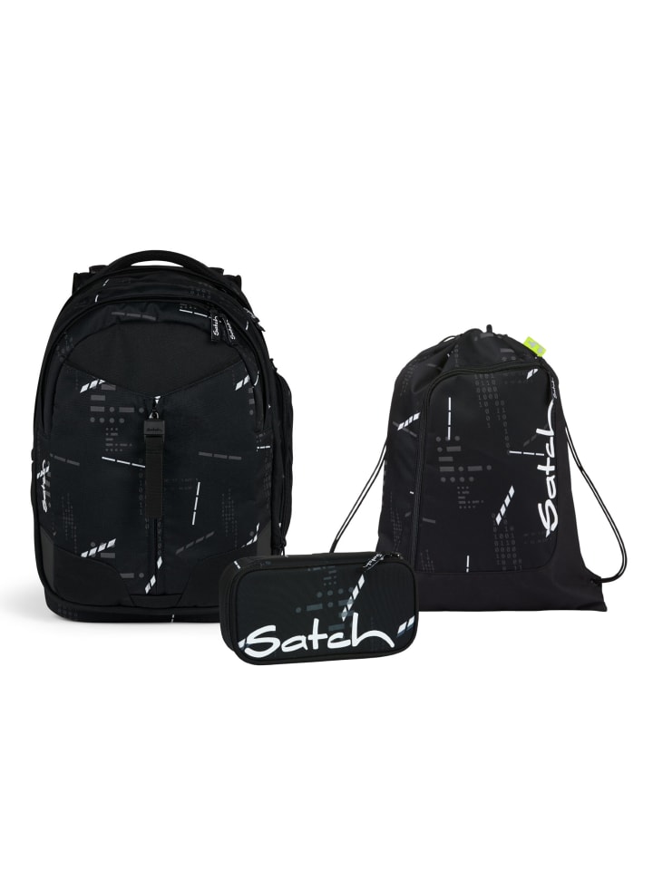 Satch Набор из 3 школьных рюкзаков MATCH Ninja Matrix, черный
Satch Набор из 3 школьных рюкзаков MATCH Ninja Matrix, черный