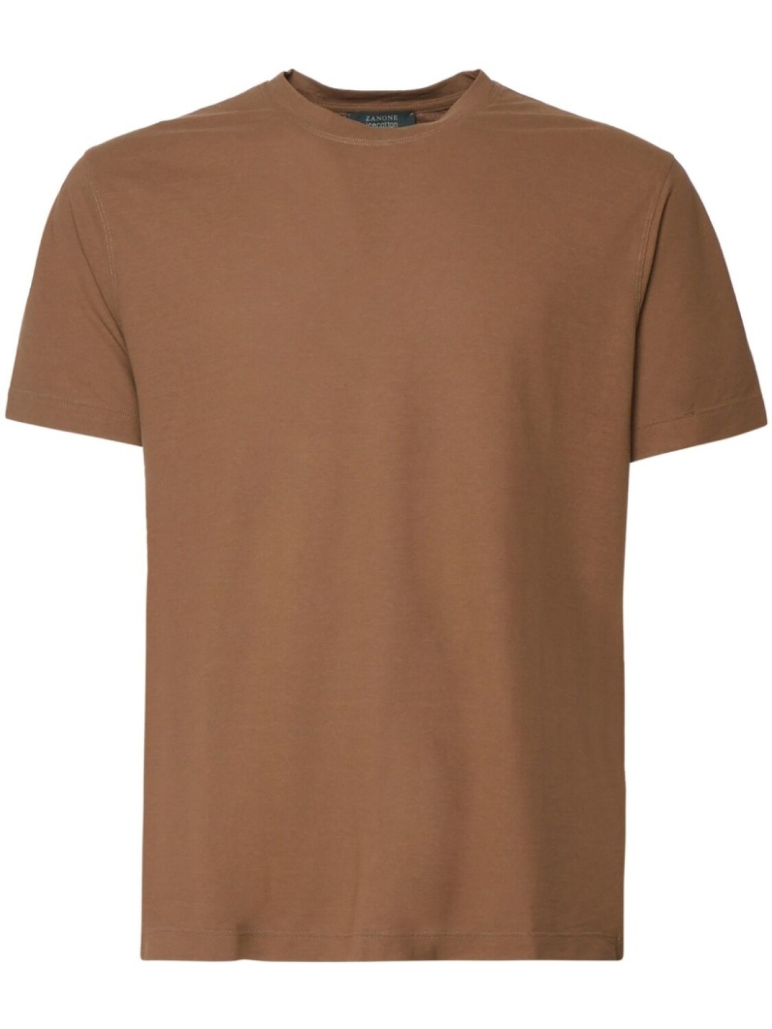 Zanone футболка из хлопка с круглым вырезом, коричневый
Zanone футболка из хлопка с круглым вырезом, коричневый