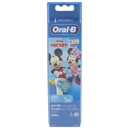 Детская зубная щетка Disney с 3 сменными насадками Oral-B
Детская зубная щетка Disney с 3 сменными насадками Oral-B