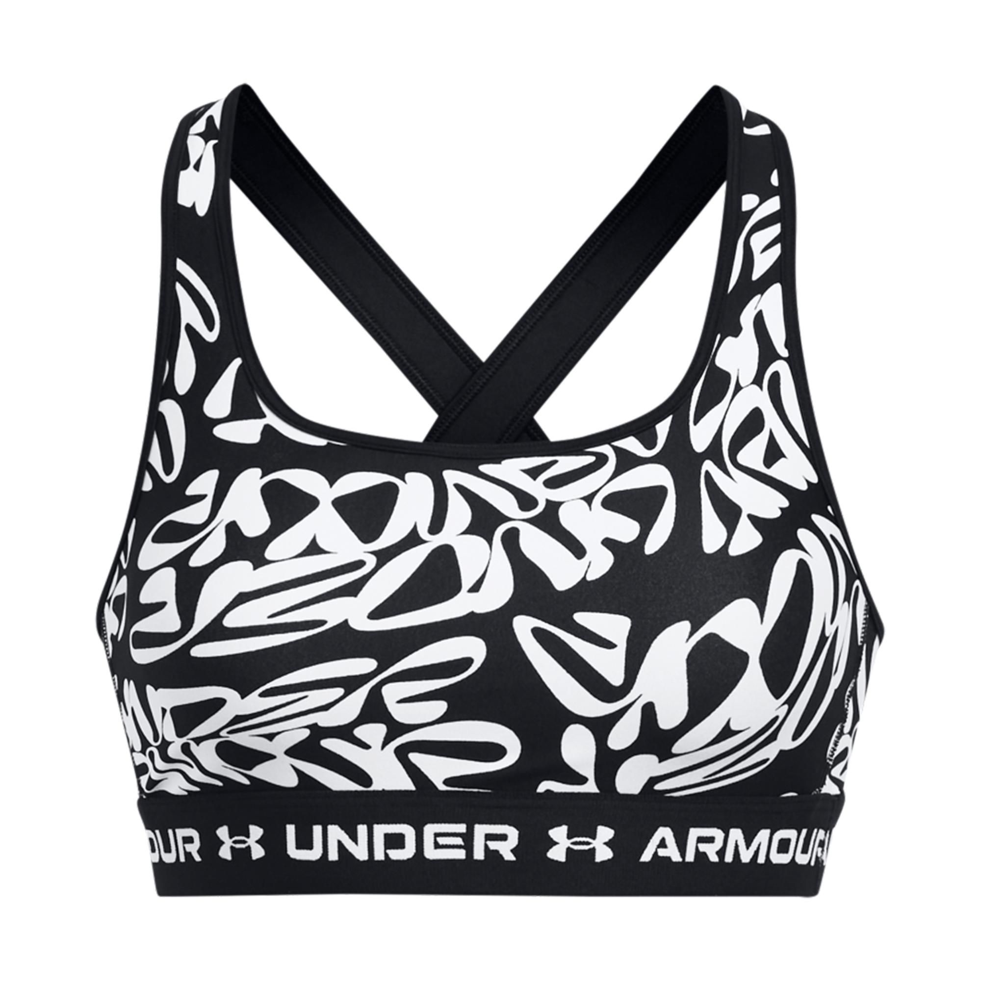 Женский спортивный бюстгальтер Armour Mid Cross Back с принтом Under Armour, Black/White/White
Женский спортивный бюстгальтер Armour Mid Cross Back с принтом Under Armour, Black/White/White