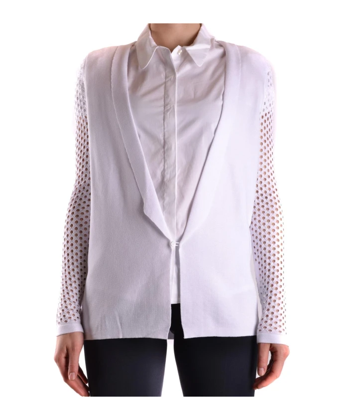 Кардиган с сетчатыми вставками на рукавах. Pinko, белый
Кардиган с сетчатыми вставками на рукавах. Pinko, белый