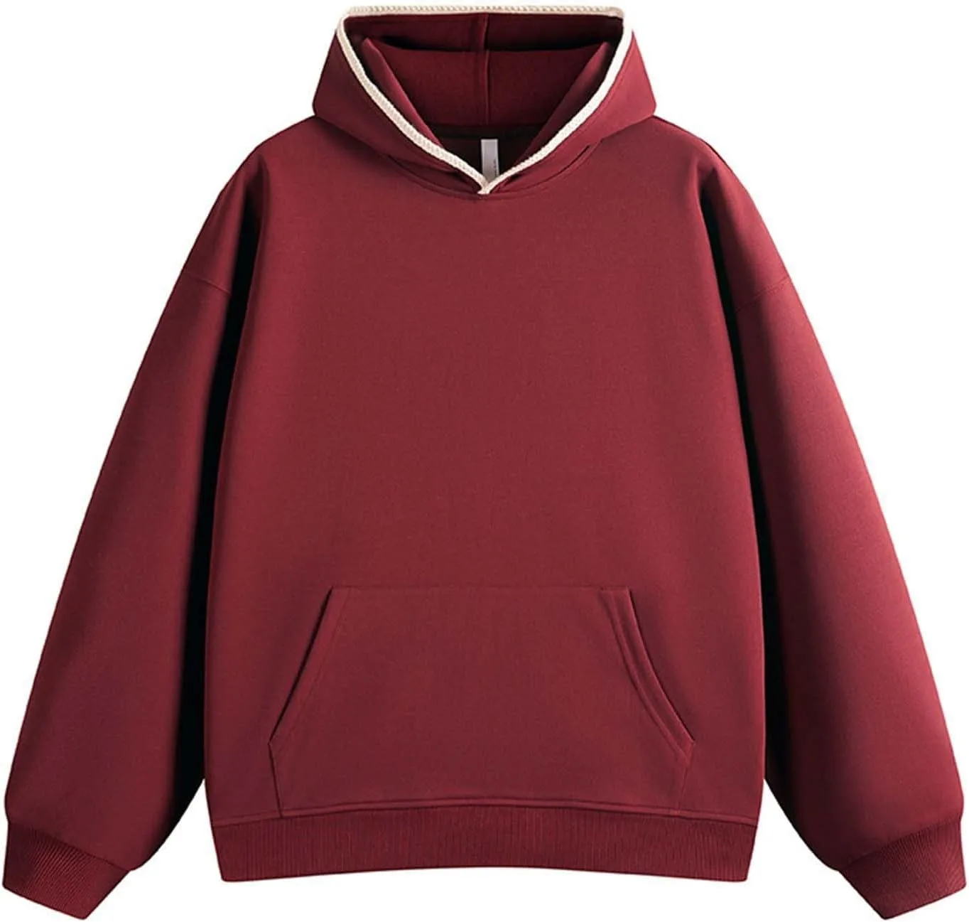 Мужской худи с дроп-плечом для весны и осени
Мужской худи с дроп-плечом для весны и осени