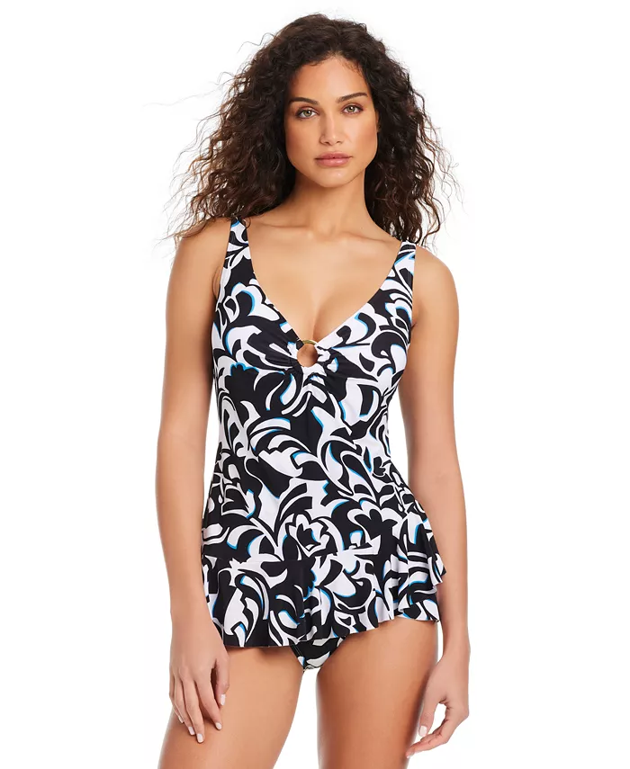 Женские противоположности притягиваются. Купальник с оборками Beyond Control, черный
Женские противоположности притягиваются. Купальник с оборками Beyond Control, черный