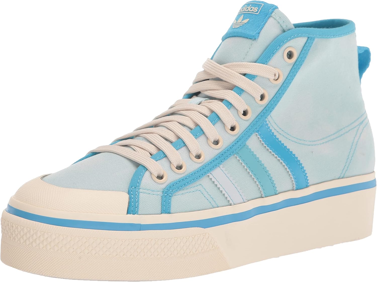 Женские кроссовки Adidas Originals Nizza Platform Mid, сине-белый
Женские кроссовки Adidas Originals Nizza Platform Mid, сине-белый