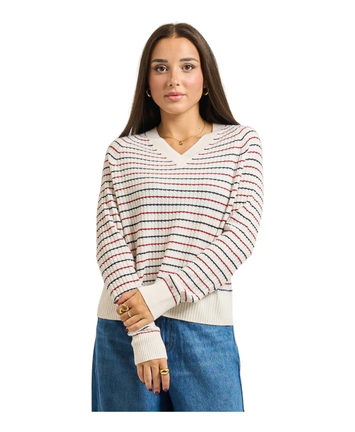 Свитер с V-образным вырезом, узором «косичка» и кашемиром. Tommy Hilfiger, мультиколор
Свитер с V-образным вырезом, узором «косичка» и кашемиром. Tommy Hilfiger, мультиколор