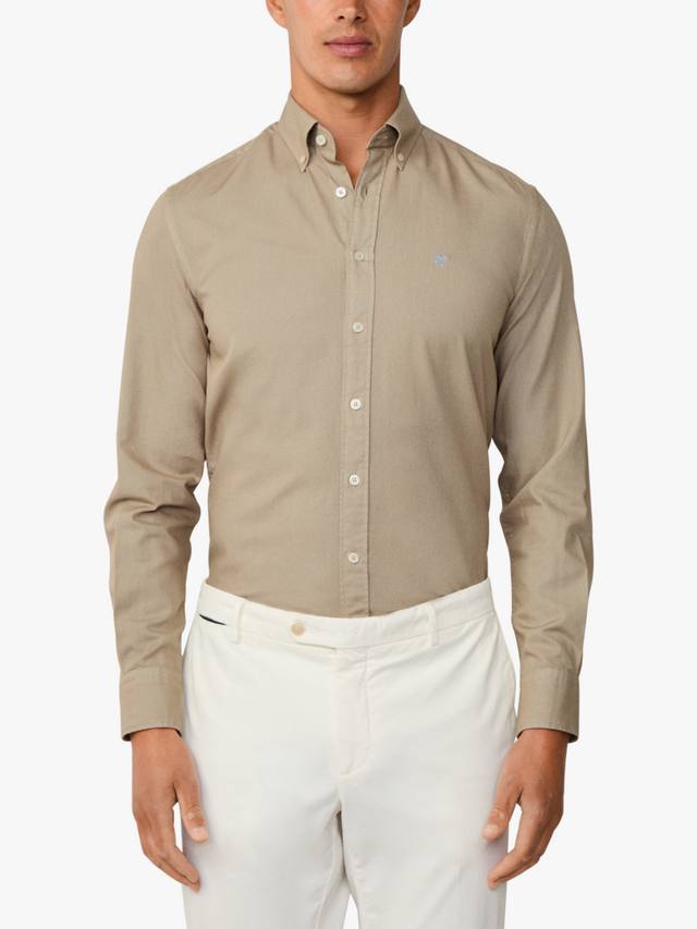 Хлопковая рубашка с отложным воротником Hackett London
Хлопковая рубашка с отложным воротником Hackett London