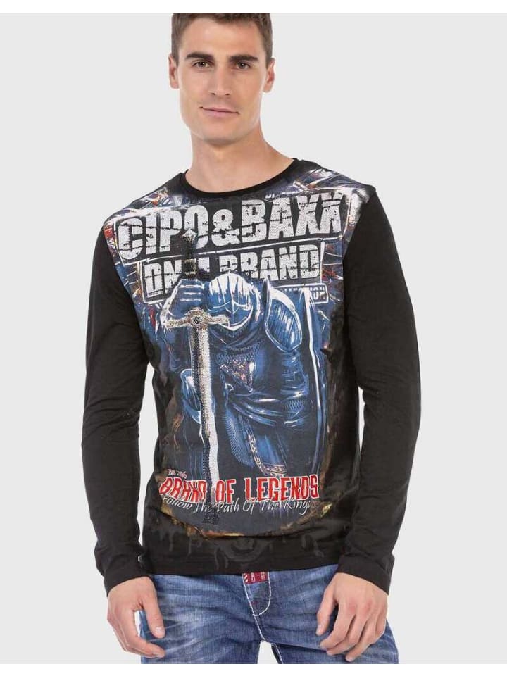 Функциональный лонгслив Cipo & Baxx, черный
Функциональный лонгслив Cipo & Baxx, черный