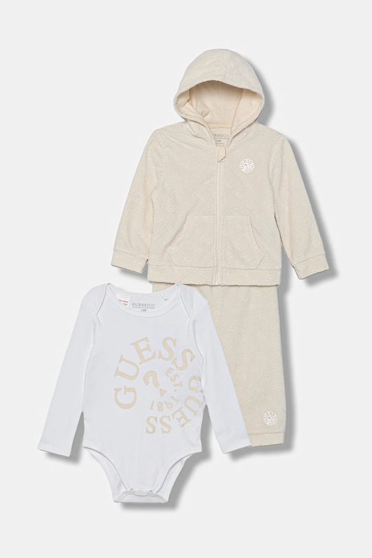 Детский набор из 3 предметов Guess, бежевый
Детский набор из 3 предметов Guess, бежевый