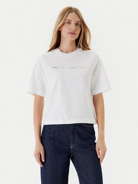 Футболка свободного кроя 3BL0D109D United Colors Of Benetton, белый
Футболка свободного кроя 3BL0D109D United Colors Of Benetton, белый