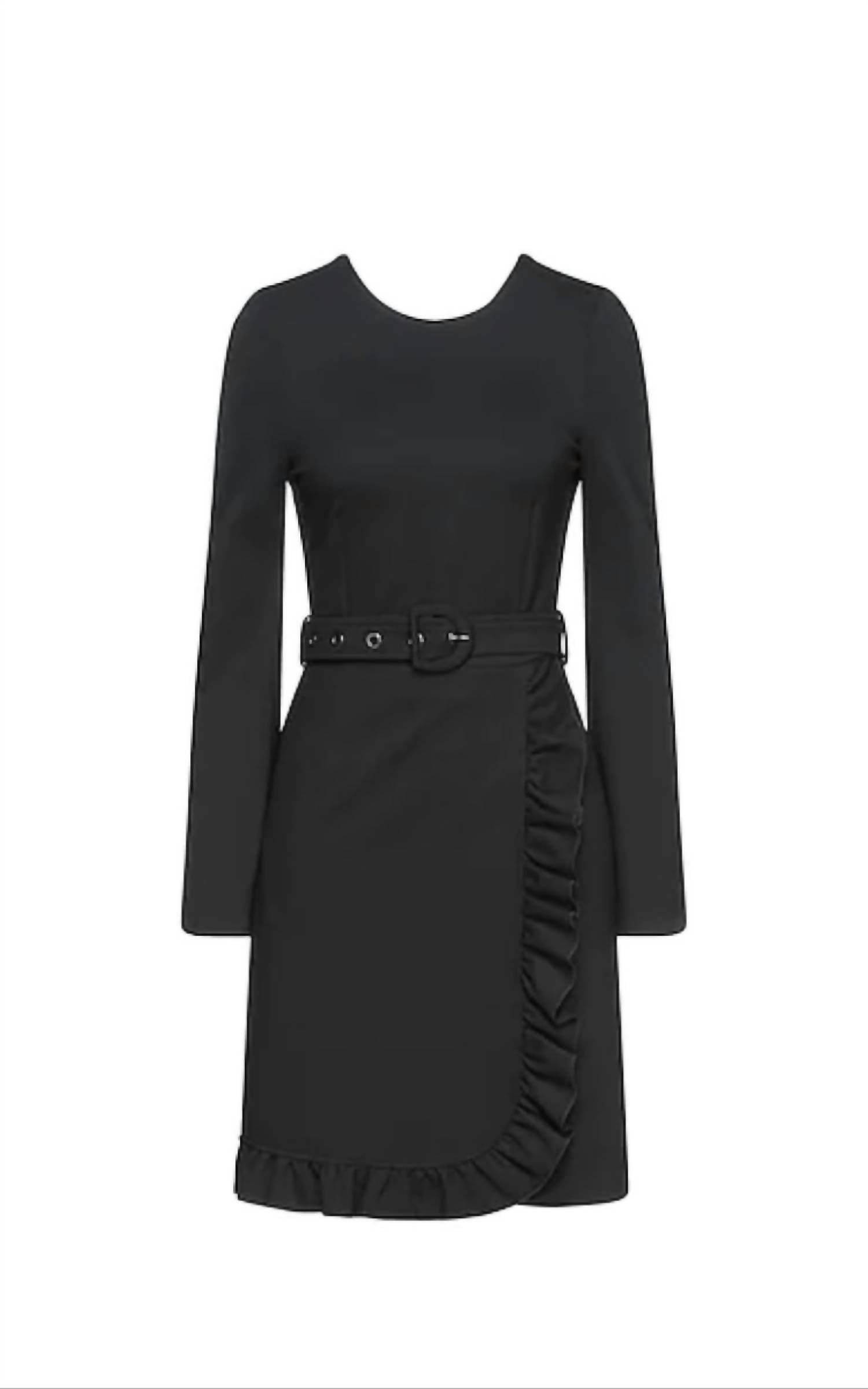 Платье с поясом черного цвета Sfizio
Платье с поясом черного цвета Sfizio