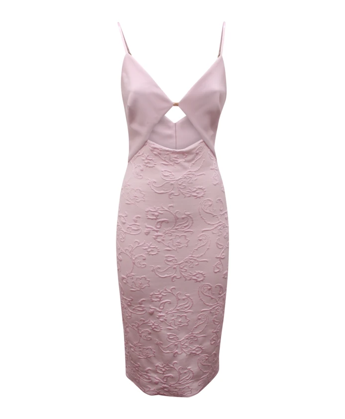 Жаккардовое платье Ab-860-52E2 Elisabetta Franchi, розовый
Жаккардовое платье Ab-860-52E2 Elisabetta Franchi, розовый