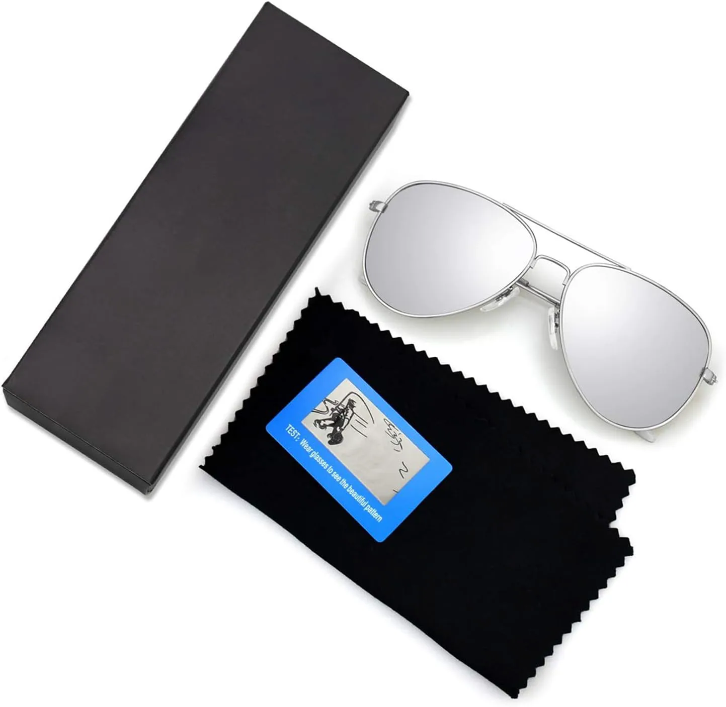 Поляризованные солнцезащитные очки-авиаторы для мужчин/женщин, металлические мужские солнцезащитные очки, очки для вождения Ziwanule, Silver Lens/Silver Frame2
Поляризованные солнцезащитные очки-авиаторы для мужчин/женщин, металлические мужские солнцезащитные очки, очки для вождения Ziwanule, Silver Lens/Silver Frame2