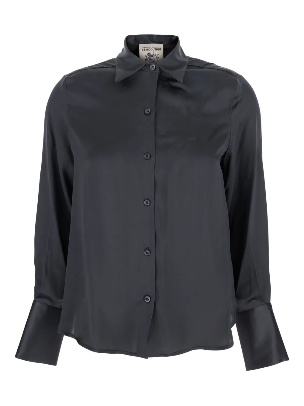Шелковая рубашка Emilie Semicouture, серый
Шелковая рубашка Emilie Semicouture, серый