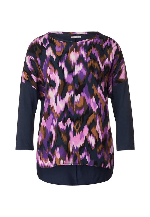 Рубашка с длинными рукавами Street One, сиреневый
Рубашка с длинными рукавами Street One, сиреневый