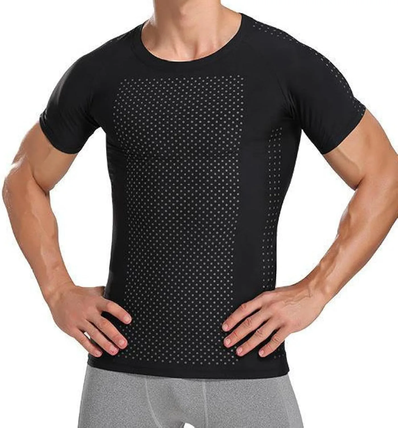 Компрессионная футболка мужская Comfortable Body Shaper летняя с коротким рукавом для контроля живота
Компрессионная футболка мужская Comfortable Body Shaper летняя с коротким рукавом для контроля живота