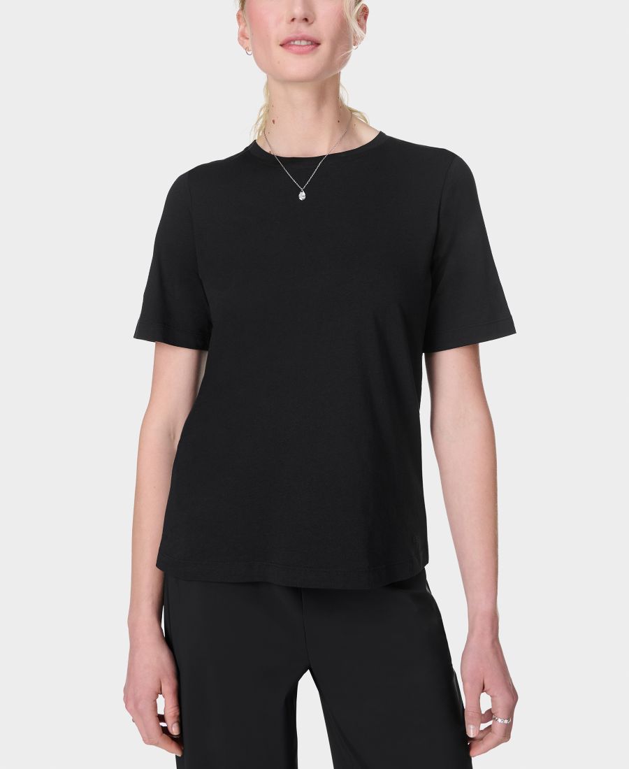 Женская футболка свободного кроя с коротким рукавом, укороченная Sweaty Betty, Black
Женская футболка свободного кроя с коротким рукавом, укороченная Sweaty Betty, Black
