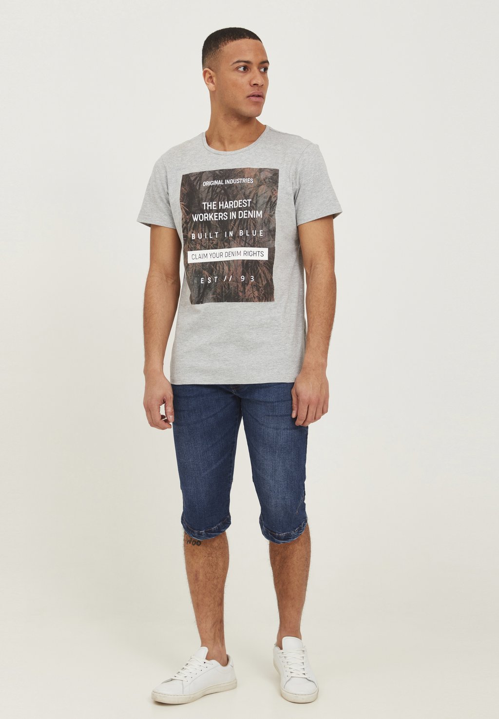 Джинсовые шорты IDQUINCE INDICODE JEANS, синий
Джинсовые шорты IDQUINCE INDICODE JEANS, синий