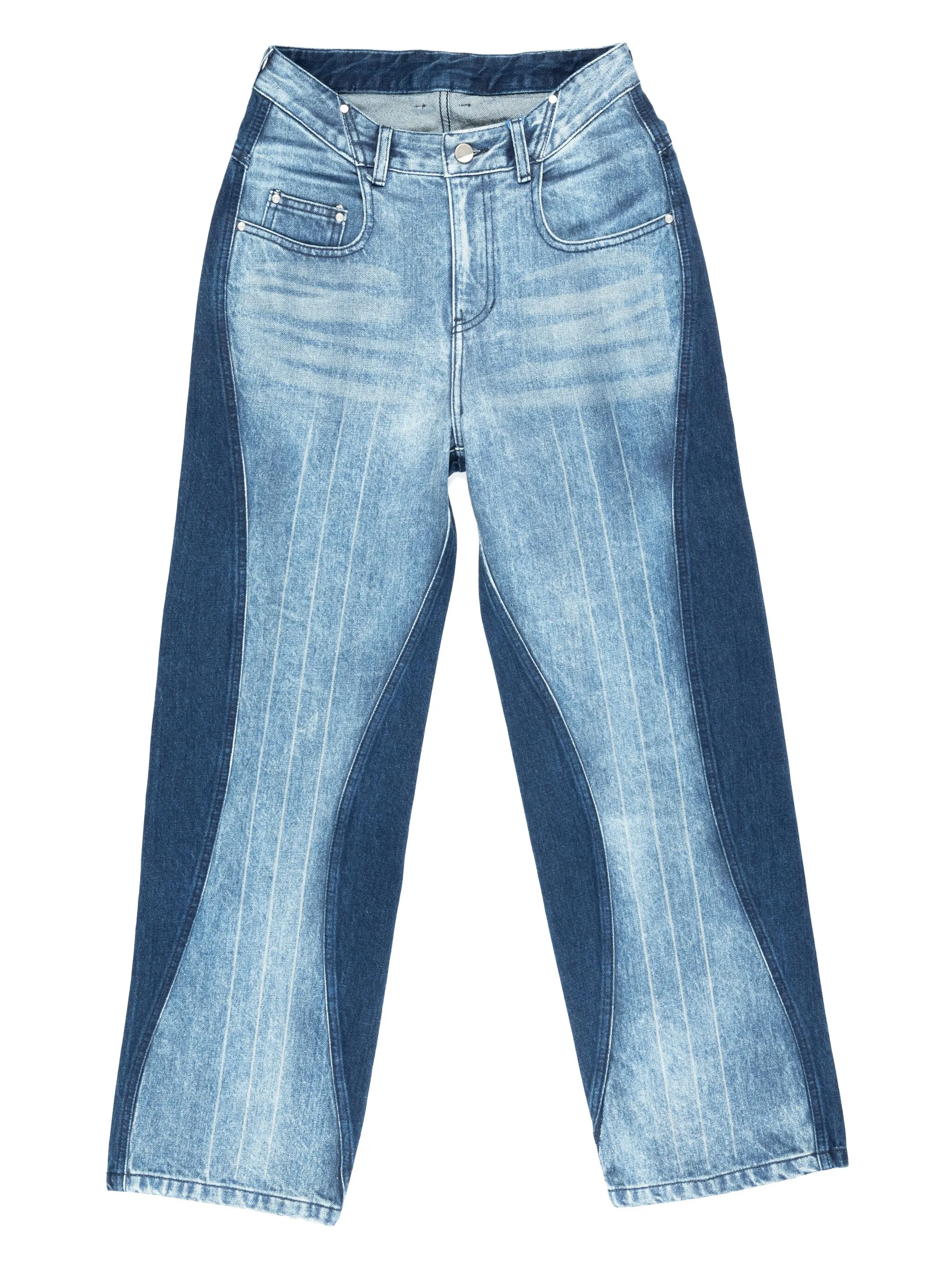 Джинсы со вставками Ader Error, синий
Джинсы со вставками Ader Error, синий