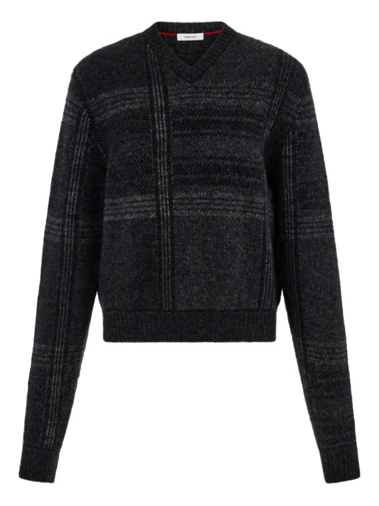 Ferragamo джемпер с V-образным вырезом, черный
Ferragamo джемпер с V-образным вырезом, черный