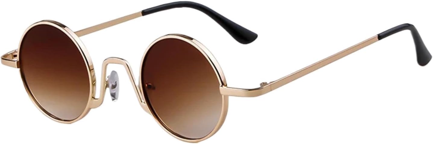 Солнцезащитные очки с защитой от УФ-излучения UV400 | Маленькие круглые металлические панк-очки | Для женщин и мужчин, для занятий спортом на открытом воздухе и вождения DSVIGF, 01
Солнцезащитные очки с защитой от УФ-излучения UV400 | Маленькие круглые металлические панк-очки | Для женщин и мужчин, для занятий спортом на открытом воздухе и вождения DSVIGF, 01