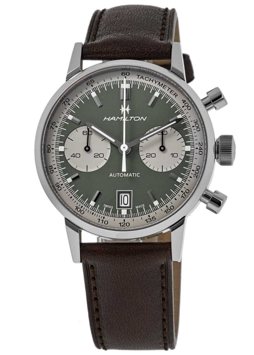 Hamilton American Classic INTRA-MATIC AUTO зеленый циферблат хронограф мужские часы H38416560
Hamilton American Classic INTRA-MATIC AUTO зеленый циферблат хронограф мужские часы H38416560