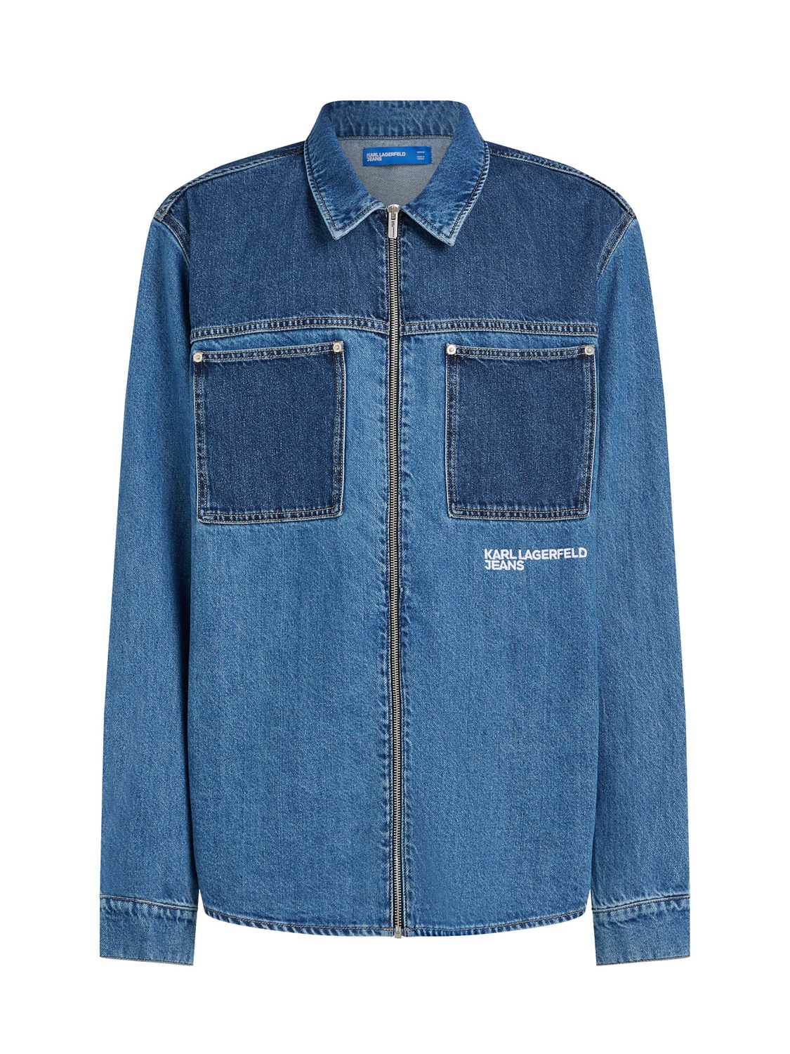 KARL LAGERFELD JEANS Рубашка на пуговицах Regular fit в синем дениме, темно-синяя
KARL LAGERFELD JEANS Рубашка на пуговицах Regular fit в синем дениме, темно-синяя