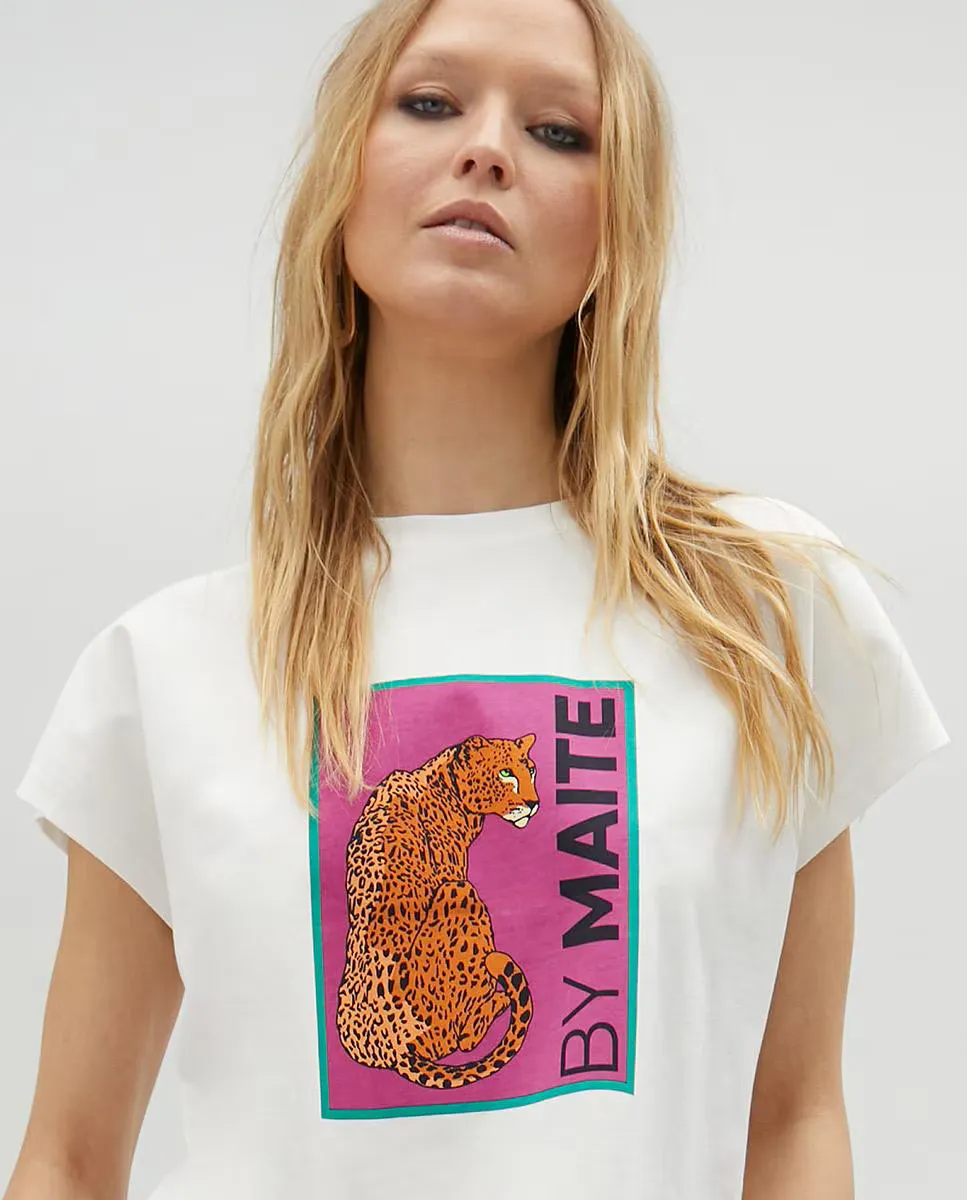 Женская футболка с короткими рукавами и круглым вырезом Lola Casademunt, белый
Женская футболка с короткими рукавами и круглым вырезом Lola Casademunt, белый