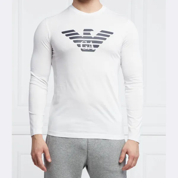 Облегающий крой с длинным рукавом Emporio Armani, белый
Облегающий крой с длинным рукавом Emporio Armani, белый