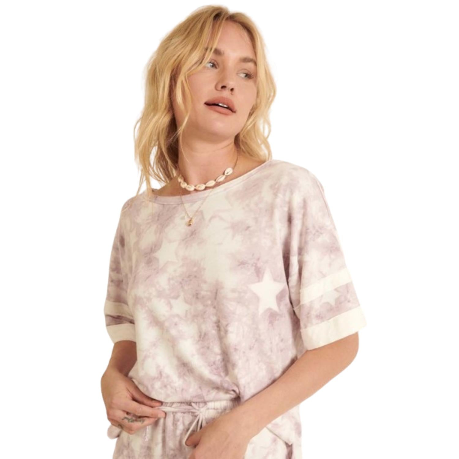 Вязаный топ с узором «тай-дай» со звездами FASHNZFAB, лавандовый
Вязаный топ с узором «тай-дай» со звездами FASHNZFAB, лавандовый