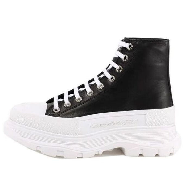 Кроссовки tread slick high-top sneakers 'black white' Alexander Mcqueen, черный
Кроссовки tread slick high-top sneakers 'black white' Alexander Mcqueen, черный