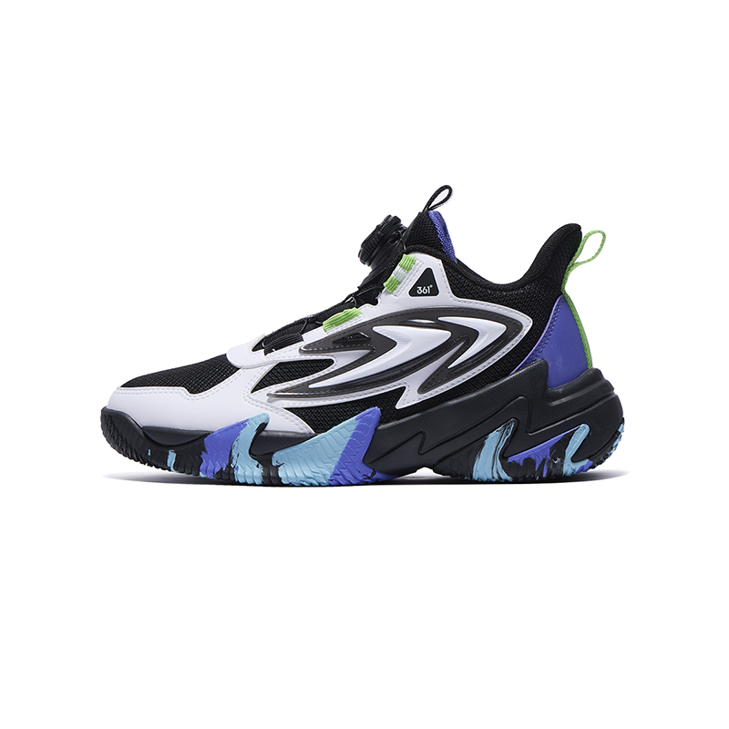 361°KIDS Баскетбольные кроссовки Tough Guys, износостойкие, легкие, с амортизацией, детские, черные, белые, фиолетовые, для подростков
361°KIDS Баскетбольные кроссовки Tough Guys, износостойкие, легкие, с амортизацией, детские, черные, белые, фиолетовые, для подростков