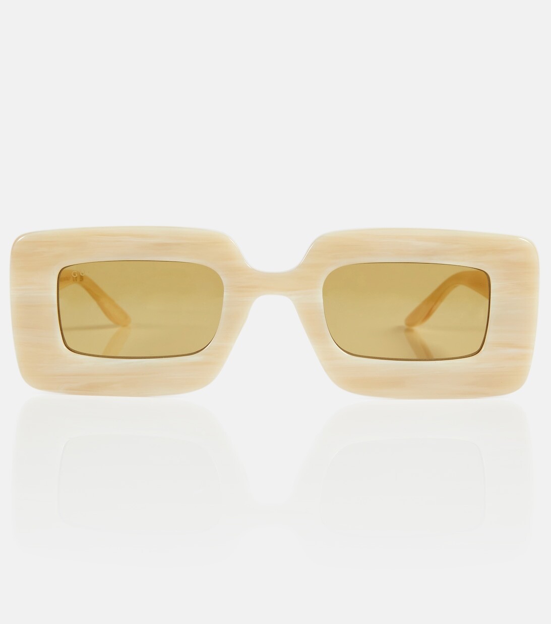 Солнцезащитные очки в прямоугольной оправе с логотипом Interlocking G Gucci, бежевый
Солнцезащитные очки в прямоугольной оправе с логотипом Interlocking G Gucci, бежевый