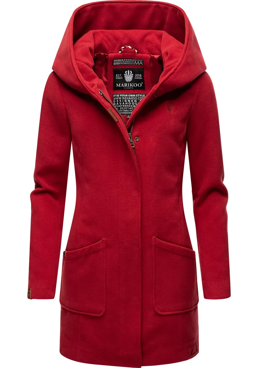Зимнее пальто Marikoo "Maikoo", качественное пальто с большим капюшоном, красный
Зимнее пальто Marikoo "Maikoo", качественное пальто с большим капюшоном, красный
